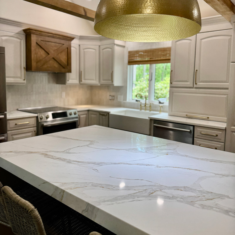 new countertop in kitchen